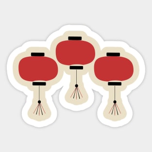 Japanese Lamps Sticker